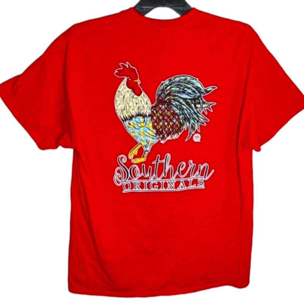 Girlie Girl Original‎ Rooster Graphic Print T-Shirt